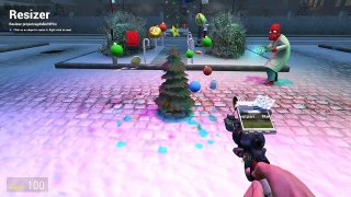 GMOD & GTA 5 PC Online Funny Moments - Christmas Tree, Snowball Fights, Snowman, XMAS MODD