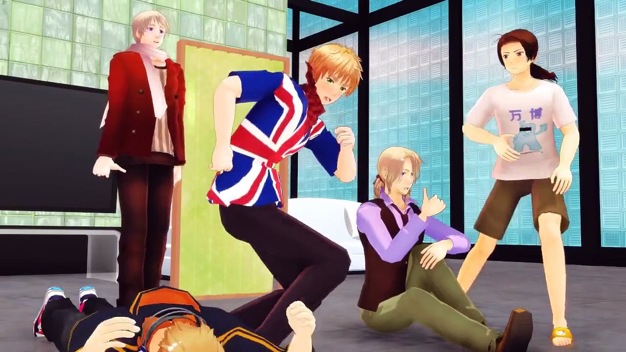 【APヘタリアMMD】 連合でおジャ魔女カーニバル 【Allies】【SUB】 - dramacd -manga