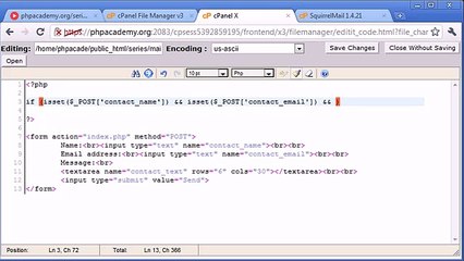 101 - Creating a Simple Contact Form Part 2_‏