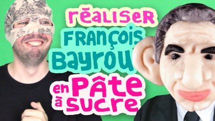 Copain du web #2 : RÉALISER FRANÇOIS BAYROU EN PÂTE À SUCRE