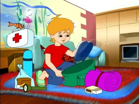 Правила безопасности для детей на природе, в городе, при пожаре. Обучающий мультфильм.