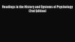 [PDF Download] Readings in the History and Systems of Psychology (2nd Edition) [Read] Online