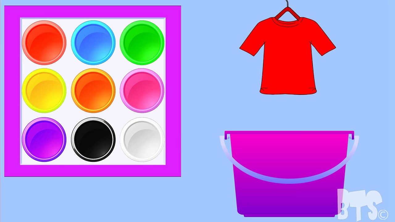 Colours for Kids to Learn with T shirt | Colors for Toddlers & Babies in Kindergarten