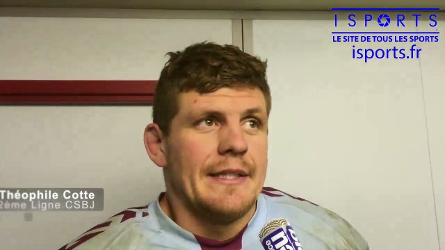 Conférence de presse CSBJ - LOU : Theophile Cotte