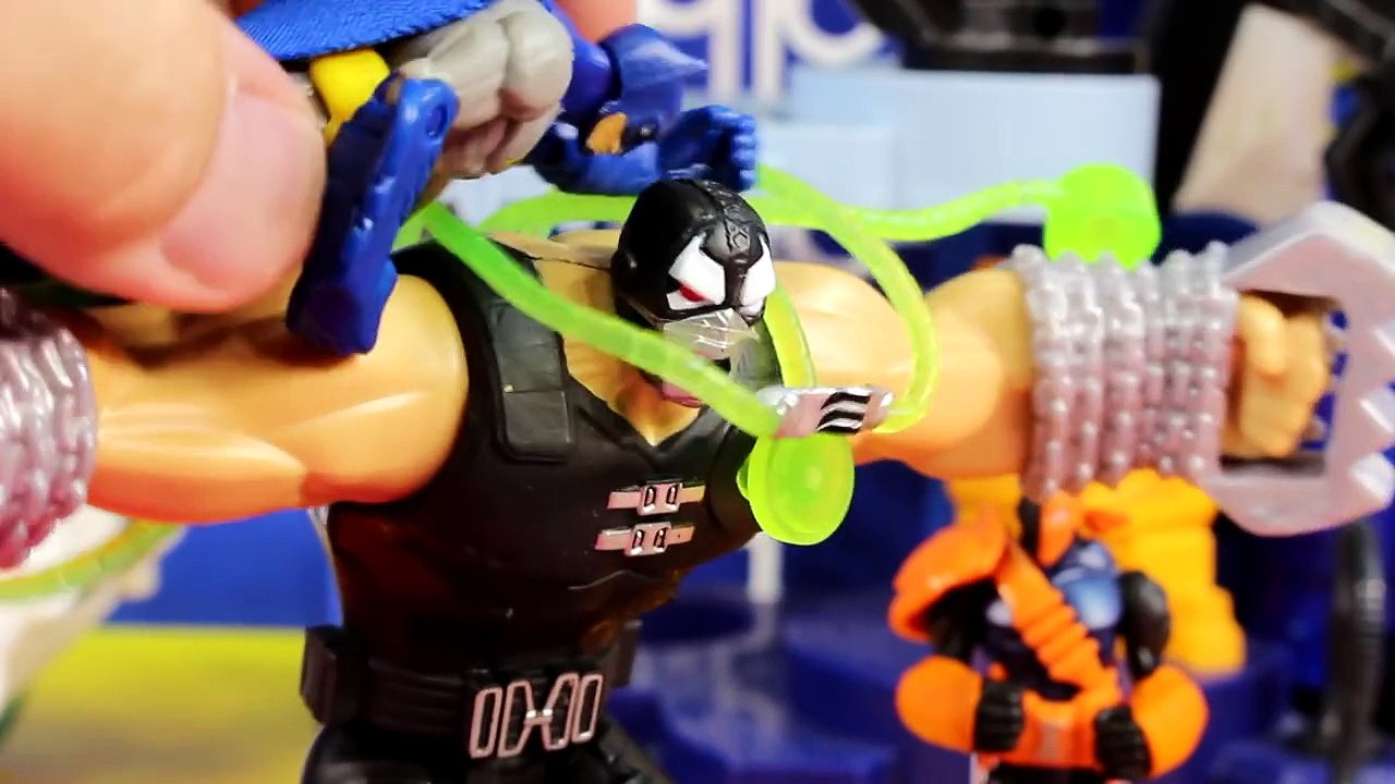 Batman Unlimited Gotham City Bane Battle Robin Dc Comics Red Hood Deathstroke Azrael Imagi