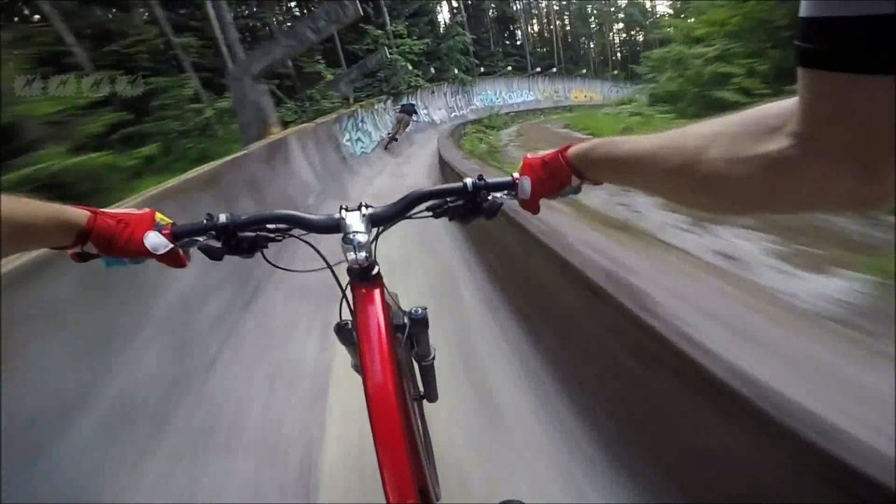 descente a velo Extreme  VIDEO camera pov HD