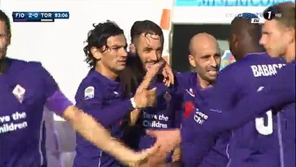 Gonzalo Rodríguez GOAL HD - Fiorentina 2-0 Torino - 24-01-2016