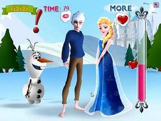 Мультик Frozen games: Elsa and Jack True Love / Холодное сердце: Эльза И Джек Целуются