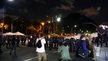 Confronto entre policiais e manifestantes em São Paulo
