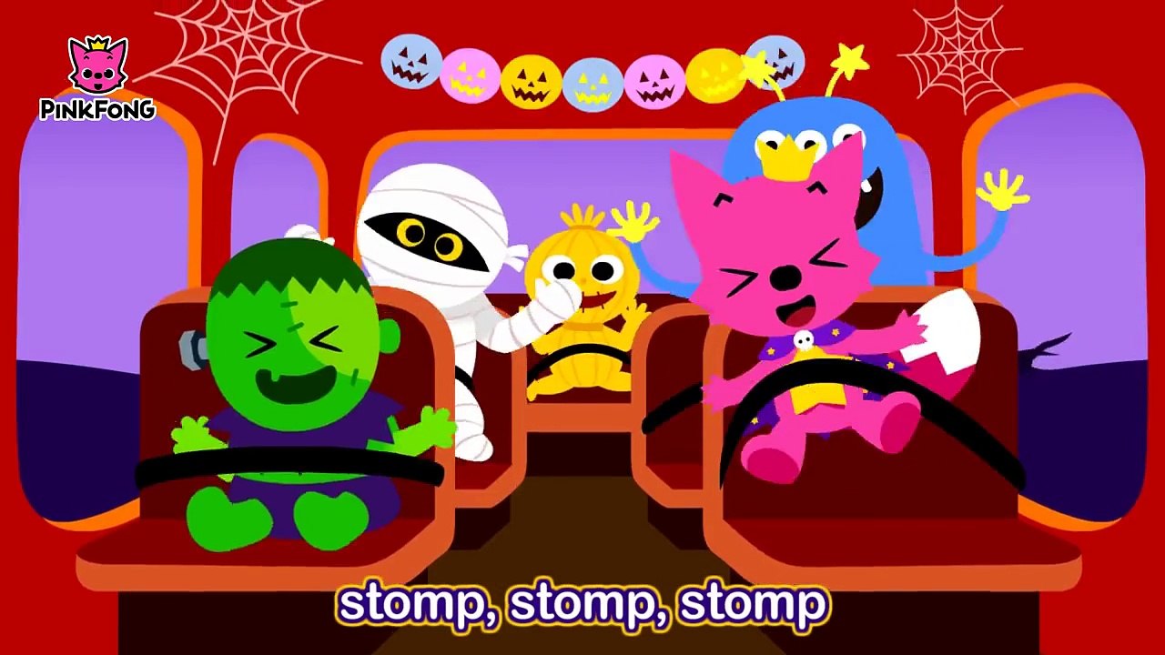 The Spooky Bus | Halloween Songs | PINKFONG Songs for Children ...