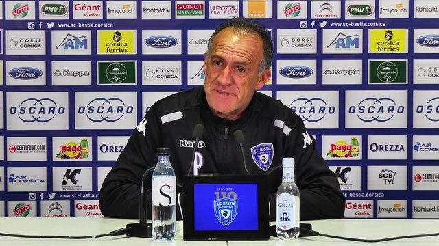 L1-J22 / Conférence de presse de G. Printant avant EAG-BASTIA