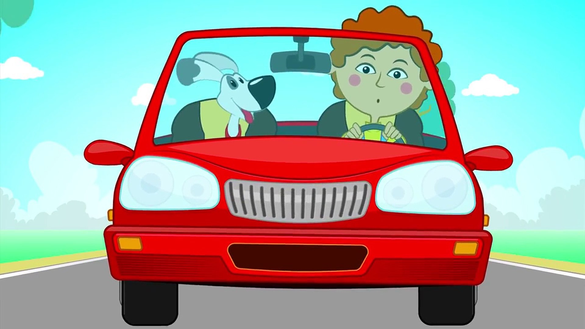 ⁣Развивающие мультики для малышей - Песни для детей - МАШИНКА