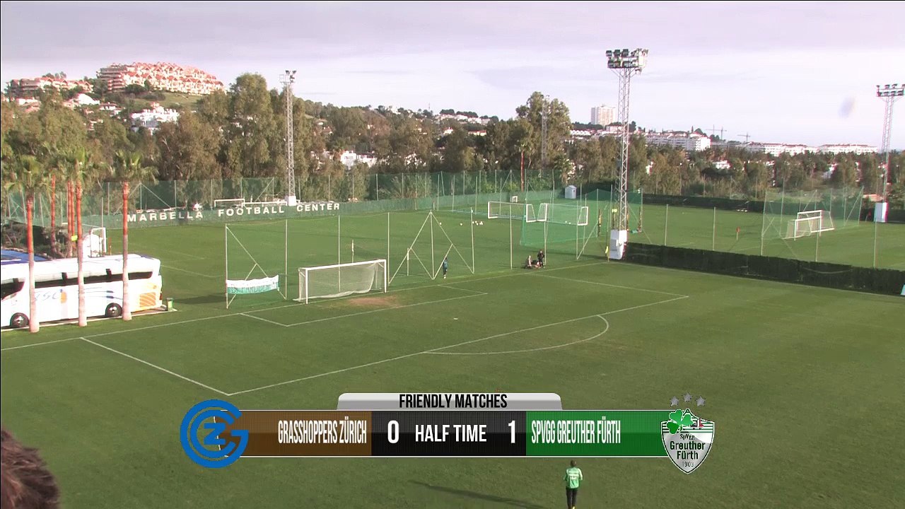 Grasshoper Club Zürich vs SpVgg Greuther Fürth 22-01-2016