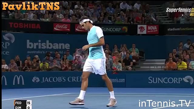 Grigor Dimitrov vs Roger Federer Highlights ᴴᴰ BRISBANE INTERNATIONAL 2016