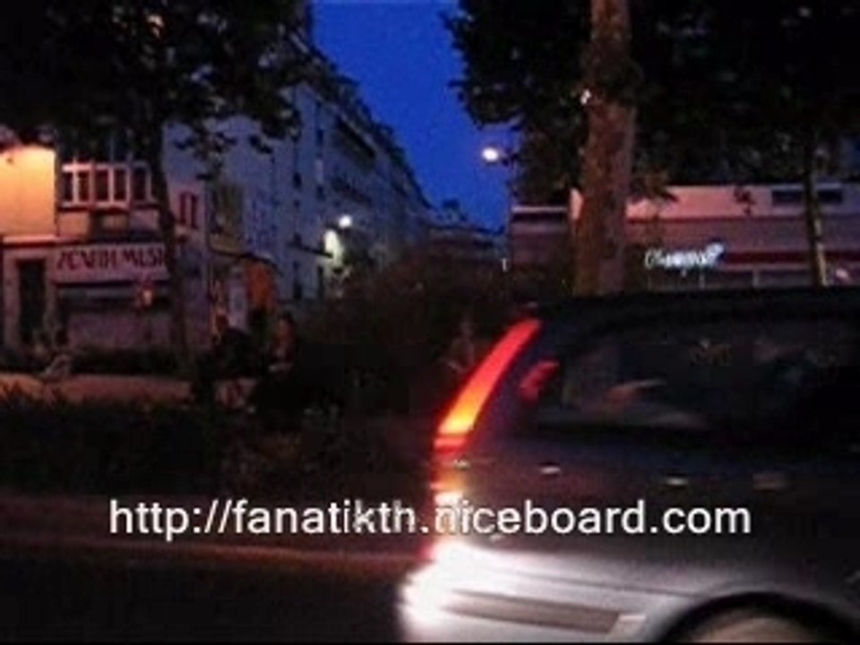 Le depart apres le concert