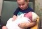 Brother Reacts Hilariously to New-Born Baby Brother