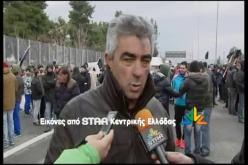 Μπλόκο  από τους αγρότες στο Κάστρο