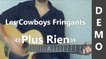 Plus Rien - Les Cowboys Fringants - Cover Guitare