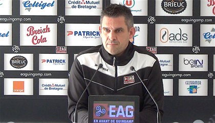L1-J22 / La conférence de presse de Jocelyn Gourvennec avant EAG-BASTIA