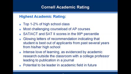 How to Get Accepted by Cornell University (Admissions Essays Explained)