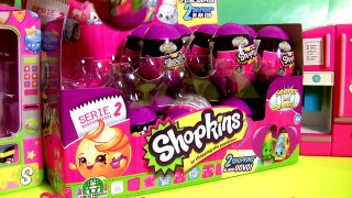 Box of Shopkins Surprise Eggs NEW Toys Using Shopkins Vending Machine Storage Tin Review