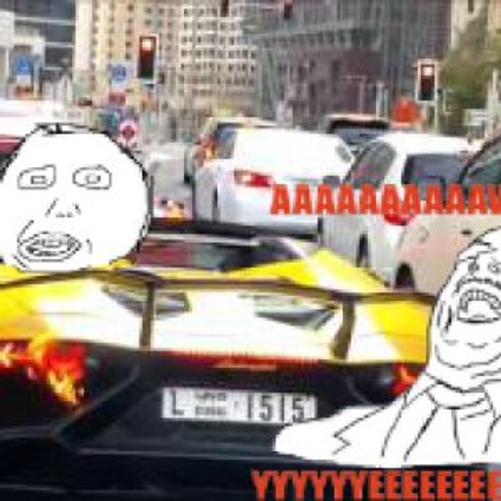 Show off fail man ruins his $400k lamborghini