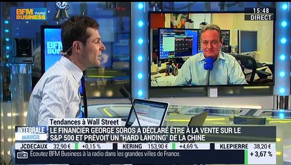 Les tendances à Wall Street: Le financier George Soros prévoit un "Hard Landing" de la Chine – 22/01
