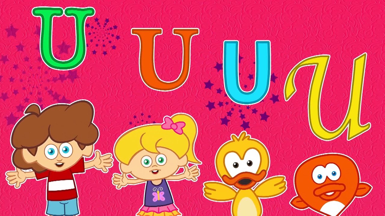 U Harfi - ABC Alfabe SEVİMLİ DOSTLAR Eğitici Çocuk Şarkıları