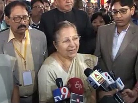 Gandhinagar LS Speaker Sumitra Mahajan at All India Speakers Conference