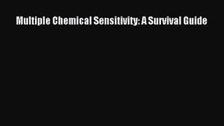 [PDF Download] Multiple Chemical Sensitivity: A Survival Guide [PDF] Full Ebook
