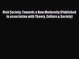 [PDF Download] Risk Society: Towards a New Modernity (Published in association with Theory