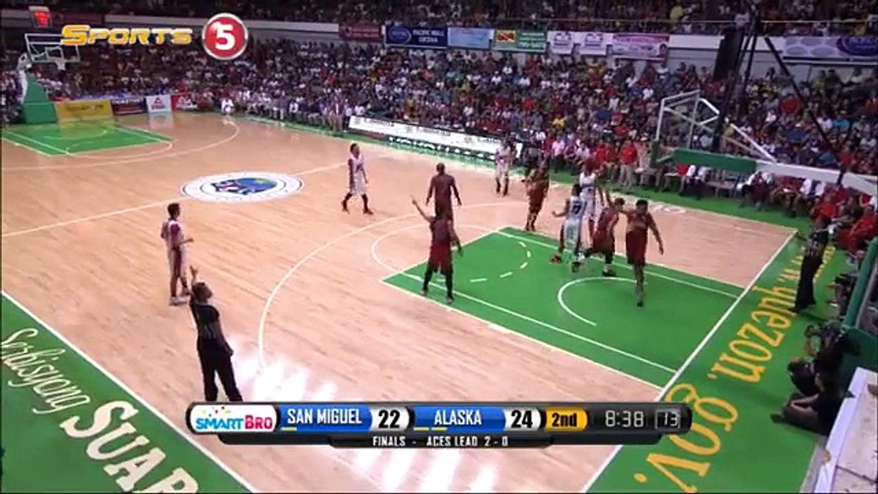 San Miguel vs Alaska - Q2 - Finals Game 3 Philippine Cup 2015-2016