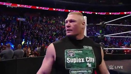 Tensions rise as Roman Reigns and Brock Lesnar appear on \"The Highlight Reel\": Raw, January 18, 2