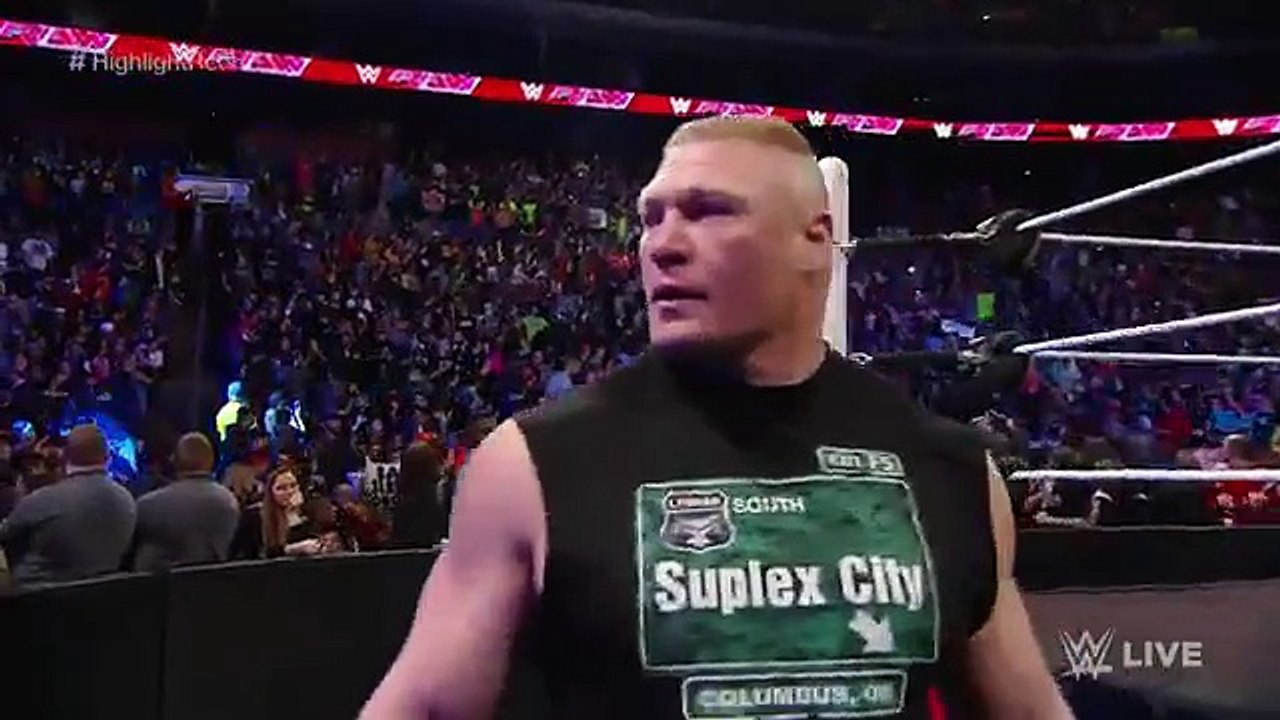 Tensions rise as Roman Reigns and Brock Lesnar appear on \"The Highlight Reel\": Raw, January 18, 2