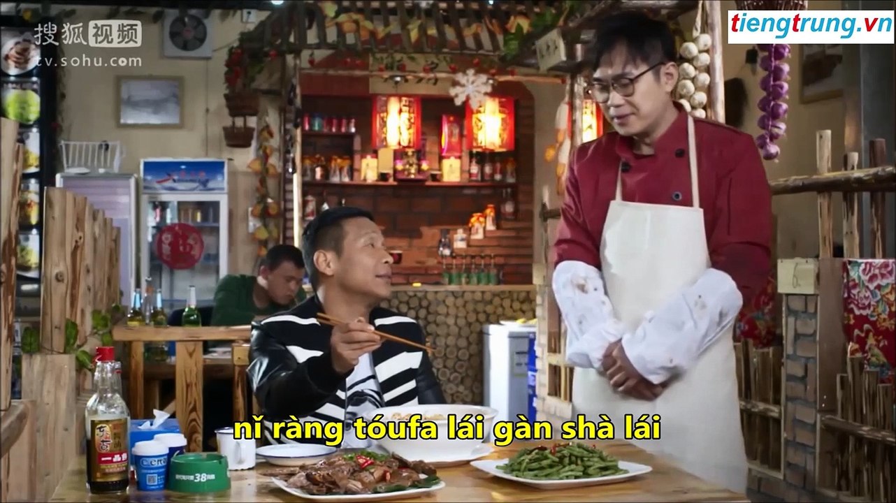 học tiếng trung qua clip hài B TÓC TRONG MÌ