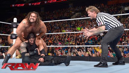 Roman Reigns vs. Rusev – Special Guest Referee Chris Jericho- Raw, January 18, 2016