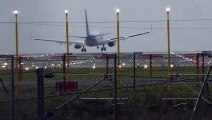 Crosswind Landings Compilation Continued...Go Arounds Winglets Special Manchester Airport Big Planes