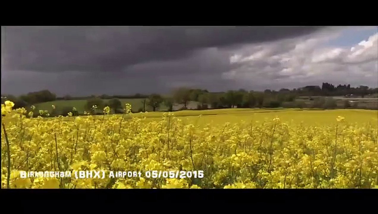 Birmingham Airport BHX CrossWind Landings!! Big Planes