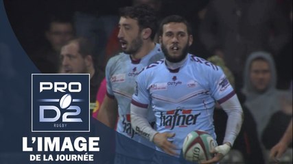 PRO D2 – L’essai de Jérôme BOSVIEL (CSBJ) face à Lyon - Saison 2015-2016