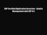 [PDF Download] SAP Certified Application Associate - Quality Management with ERP 6.0 [PDF]