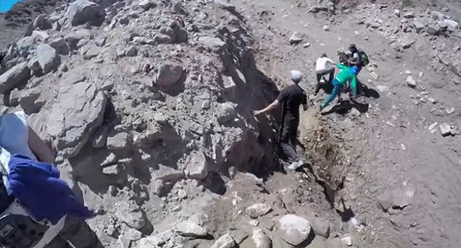 Des randonneurs échappent à la mort de justesse sur le Mont Aconcagua