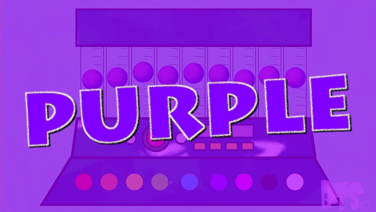 Colors for Children to Learn with Balls Machine Kids Learning Colours