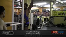 Weighted Pull Ups 45lbs - A Workout Session By The Strong Brothers