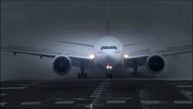 Emirates vs Turkish airlines boeing 77rcrosswind landing  Video Arts