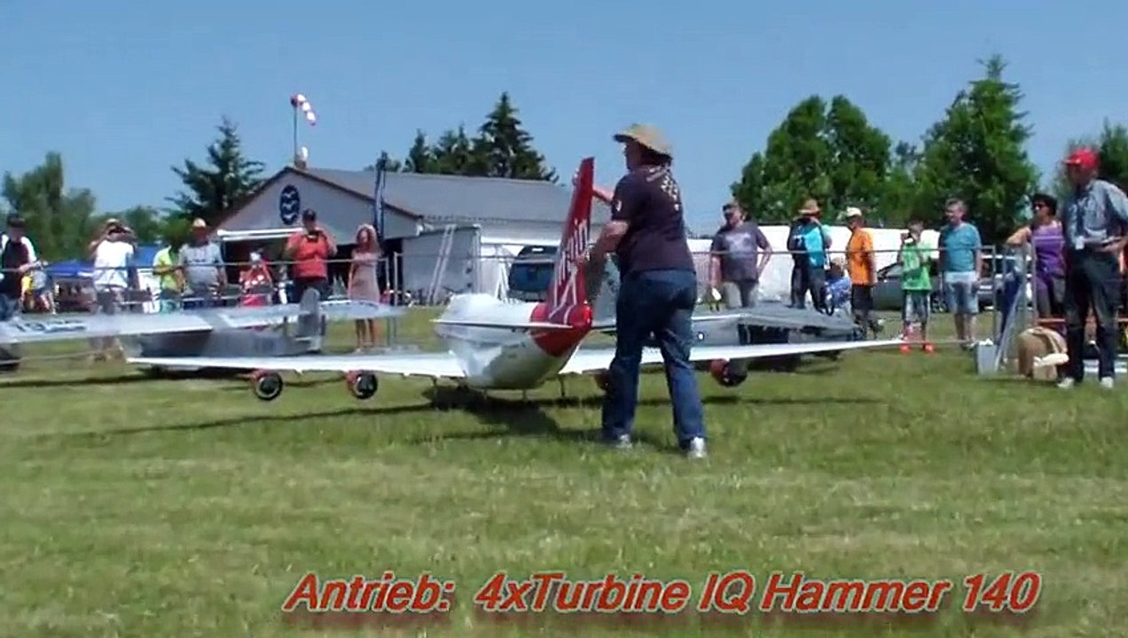 Virgin Boeing 747-40Gigantic R/C 4x turbine Model Airliner by Adi Pitz 2013.Airlinertreffen  Hobby And Fun