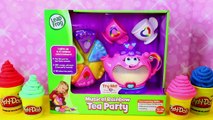 LEAP FROG Tea Party Toy Review   Play Doh Surprise TOYS in Cupcakes! Yummy Musical Rainbow