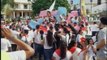 Trabajadores municipales impagos salieron a protestar en las calles