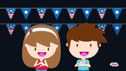 4th of July song for Kids| 4th of July fireworks for Preschoolers