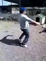 Köpekle uğraşan adamın hazin sonu