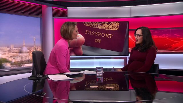 Rana Rahimpour stopped from flying to US BBC